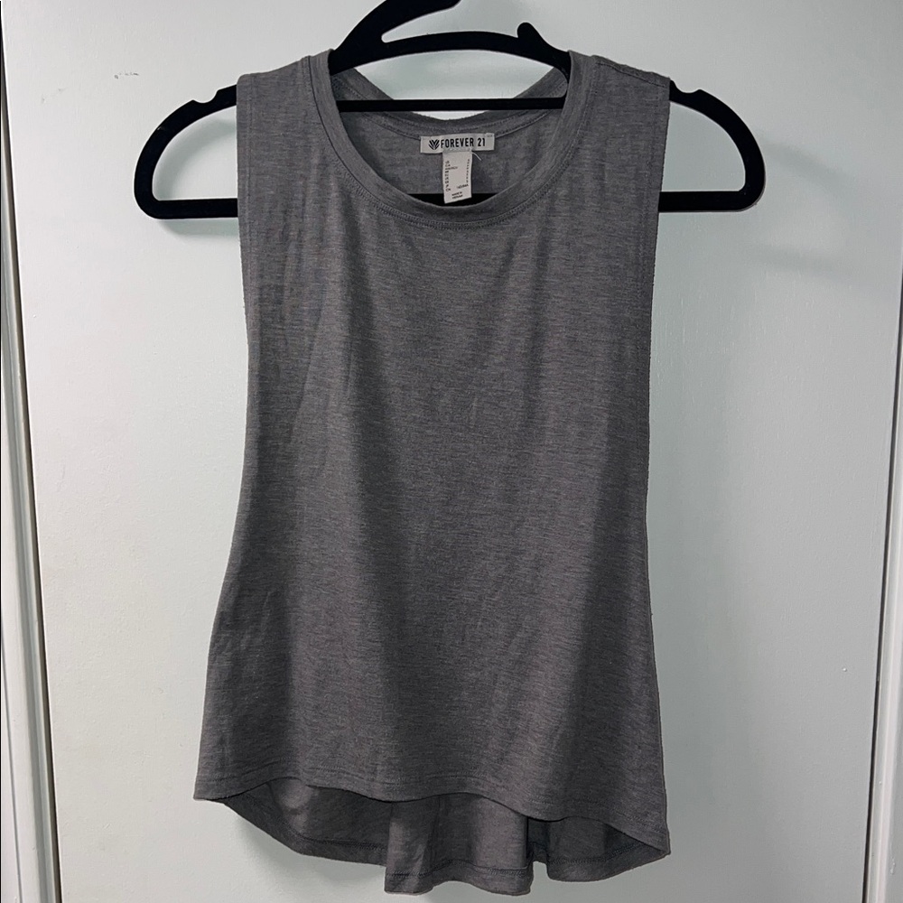 Forever 21 Dark Gray Muscle Tee